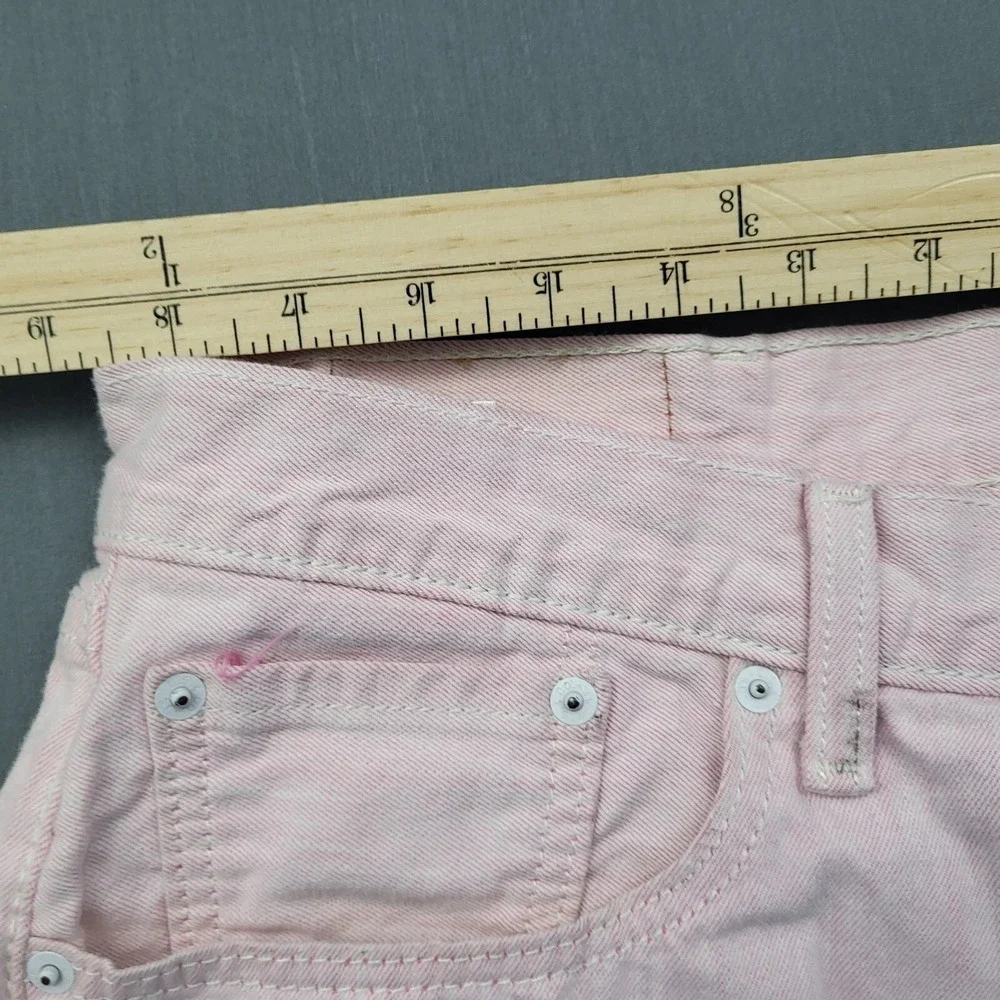 Levis 501 Original Mens Straight Leg Button Fly Pink Denim Jeans‎ 40x30